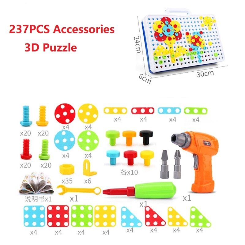 Creative Building Kits - Educational Set of Puzzles