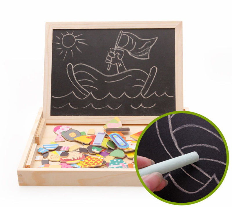 Fantastic Multifunctional Magnetic Kids Puzzle With The Drawing Board