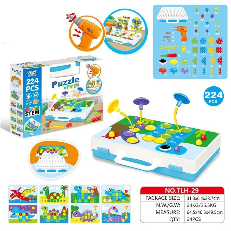 Creative Building Kits - Educational Set of Puzzles