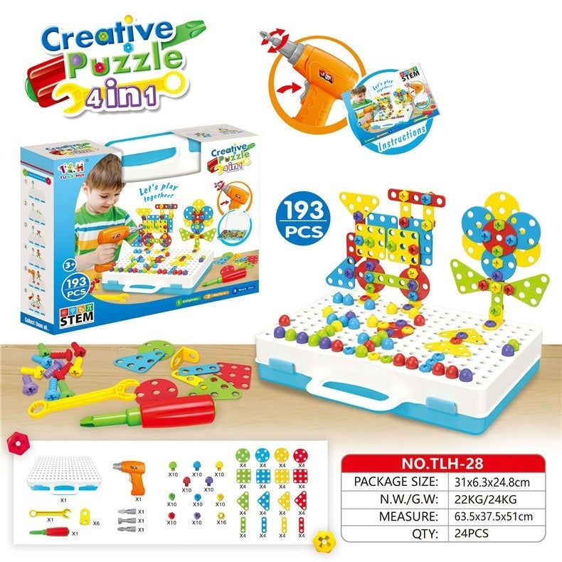 Creative Building Kits - Educational Set of Puzzles